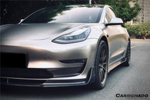 Load image into Gallery viewer, 2017-2023 Tesla Model 3 VRS Style Carbon Fiber Front Lip