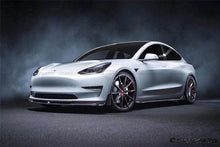 Load image into Gallery viewer, 2017-2023 Tesla Model 3 VRS Style Carbon Fiber Front Lip