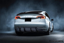 Load image into Gallery viewer, 2017-2023 Tesla Model 3 VRS Style Carbon Fiber Trunk Spoiler
