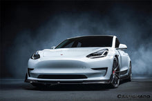 Load image into Gallery viewer, 2017-2023 Tesla Model 3 VRS Style Carbon Fiber Front Lip - Carbonado