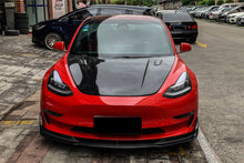 Load image into Gallery viewer, 2017-2023 Tesla Model 3 VRS Style Carbon Fiber HOOD - Carbonado