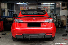 Load image into Gallery viewer, 2017-2023 Tesla Model 3 VRS Style Carbon Fiber Rear Lip Diffuser