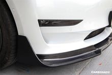 Load image into Gallery viewer, 2017-2023 Tesla Model 3 VRS Style Carbon Fiber Front Lip