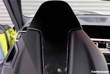 Load image into Gallery viewer, 2021-UP BMW M4/M3 G82/G83/G80 OE Style Carbon Fiber UP Seat-back Cover - Carbonado Aero