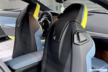 Load image into Gallery viewer, 2021-UP BMW M4 &amp; M3 G82 G83 G80 OE Style Carbon Fiber UP Seat-back Cover - Carbonado