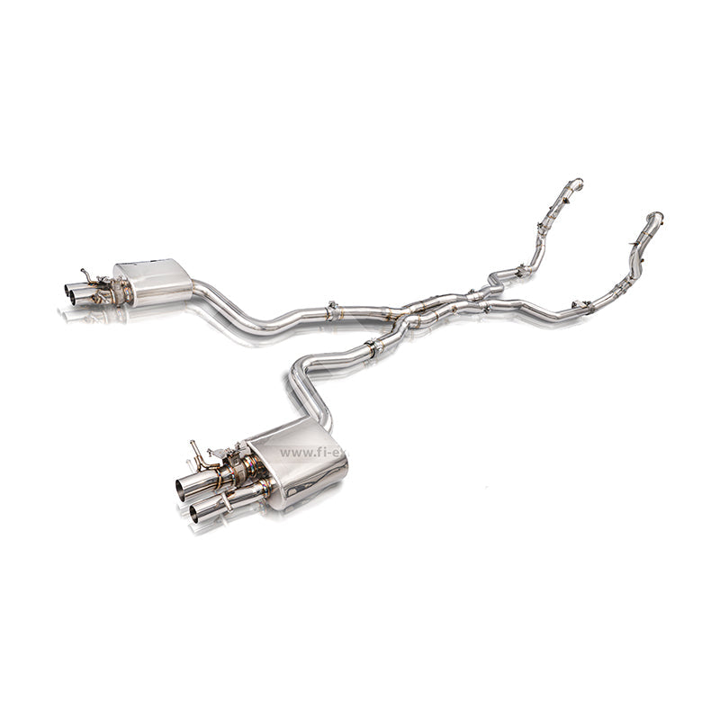 Valvetronic Exhaust System for Mercedes-Benz W205 AMG C63S | 4.0TT M177 | Compatible with AMG Sport Exhaust | Titanium Signature Series | 2014-2021