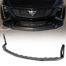 Load image into Gallery viewer, 2022-2025 Cadillac CT5-V Blackwing Gloss Carbon Fiber Front Chin Splitter