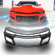 Load image into Gallery viewer, 2010-2015 Chevy Camaro ZL1 1LE Track Package Front Bumper Conversion 11pcs Full Kit Flat BLK Body Kit