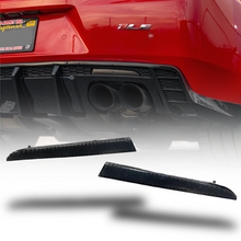Load image into Gallery viewer, 2016-2024 CHEVY CAMARO SMOKED REAR DIFFUSER REFLECTORS - AUTO ADDICT USA