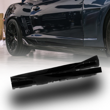Load image into Gallery viewer, 2010-2015 Chevy Camaro Evo Style Gloss Black Side Skirt Rockers