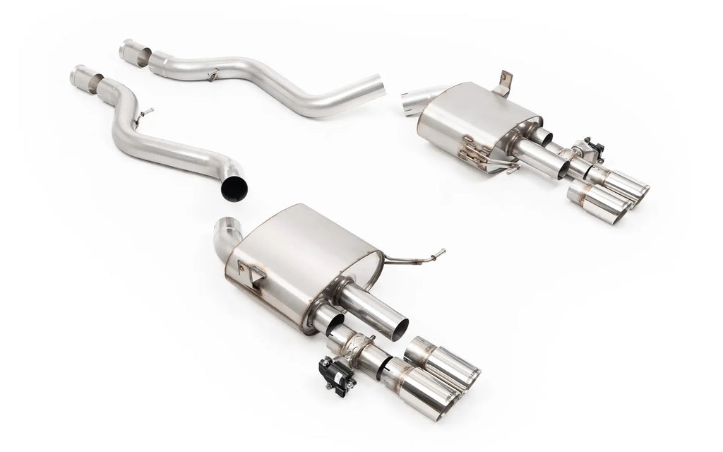 Milltek V2 Valved Cat-Back Exhaust for BMW E90/E92/E93 M3, Polished Tips