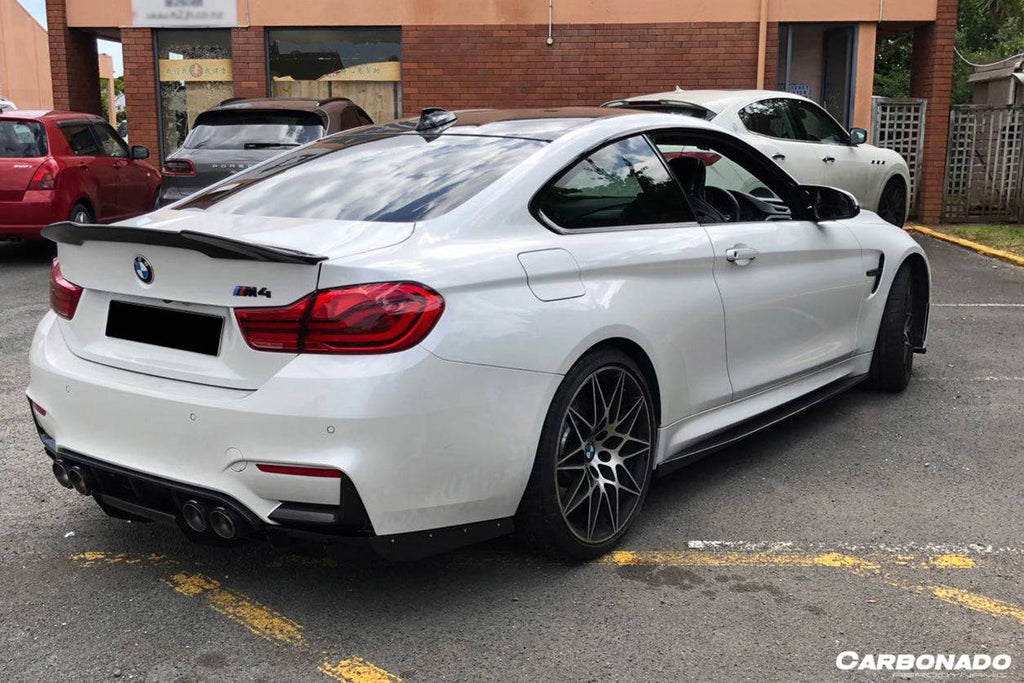 2014-2020 BMW M3 F80 M4 F82 VA Style Carbon Fiber Side Skirts - Carbonado