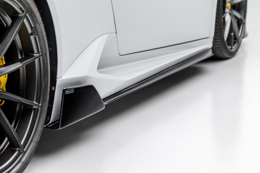 Vorsteiner Mondiale Edizione Glossy Carbon Fiber Aero Side Blade Lamborghini Huracan 2015+