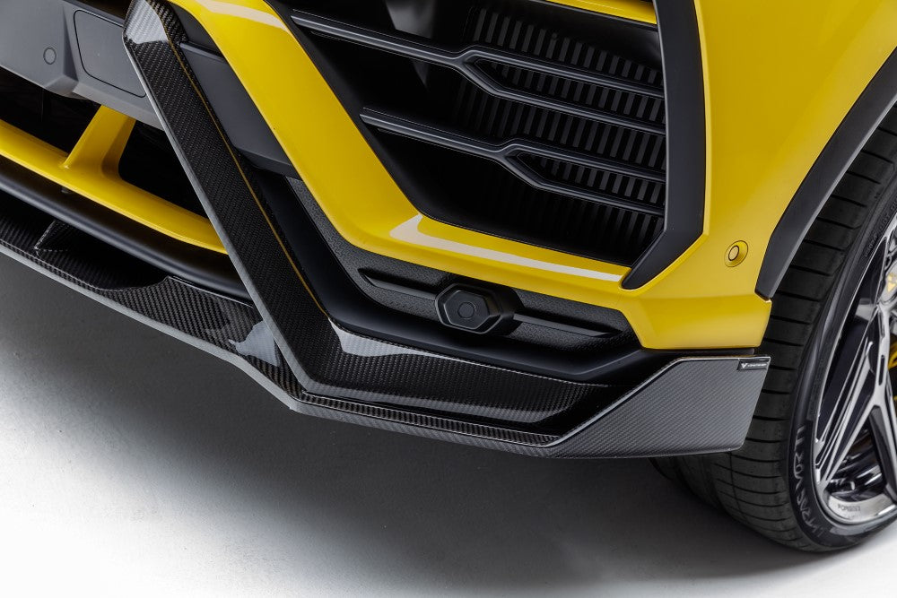 Vorsteiner Rampante Edizione Glossy Carbon Fiber Aero Front Canards Lamborghini Urus 2018-2020