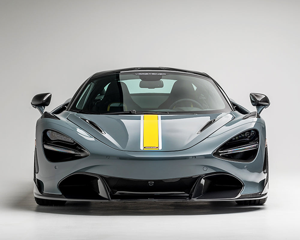 Vorsteiner Silverstone Edition Aero Front Spoiler Carbon Fiber PP 2x2 Glossy Mclaren 720S 2017-2021