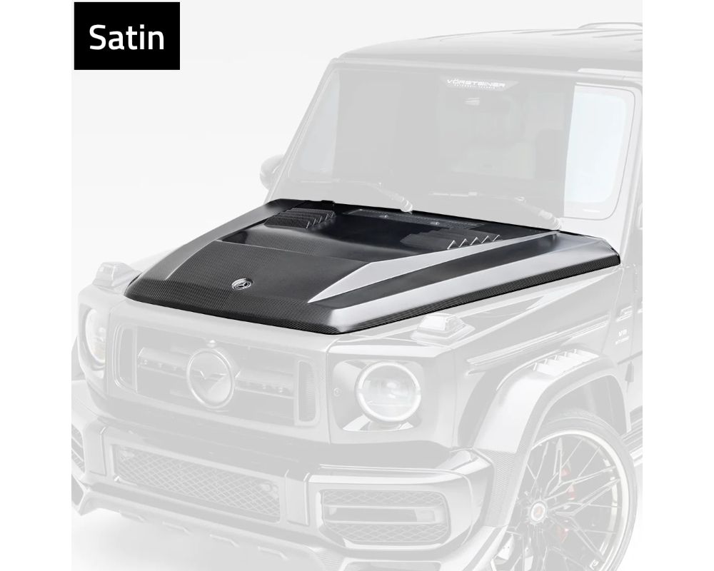 Vorsteiner PP 2x2 Satin Carbon Fiber Aero Bonnet Mercedez Benz G550 VRS Program 2018+