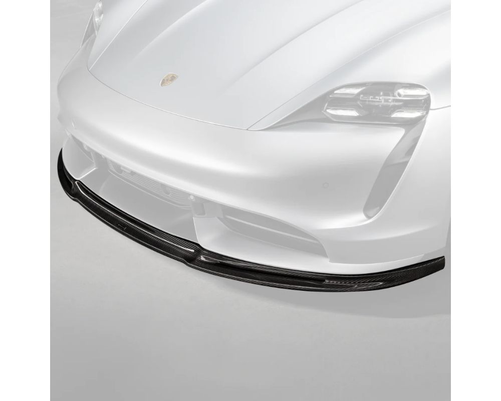 Vorsteiner PP 2x2 Glossy Carbon Fiber Aero Front Spoiler Porsche Taycan Turbo | Turbo S GW9 2020-2022