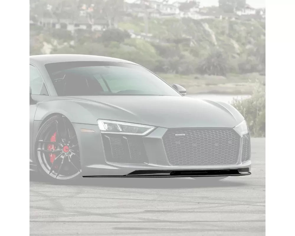 Vorsteiner Glossy Carbon Fiber 2x2 Front Splitter Audi R8 2015-2018