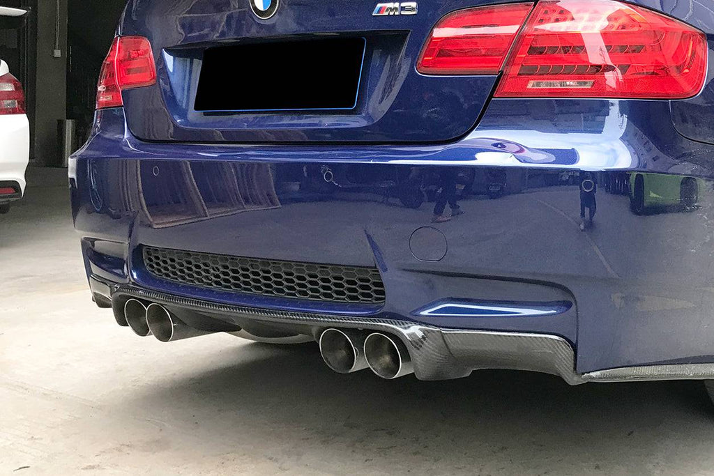 2008-2012 BMW M3 E92/E93 VA Style Carbon Fiber Rear Lip - Carbonado