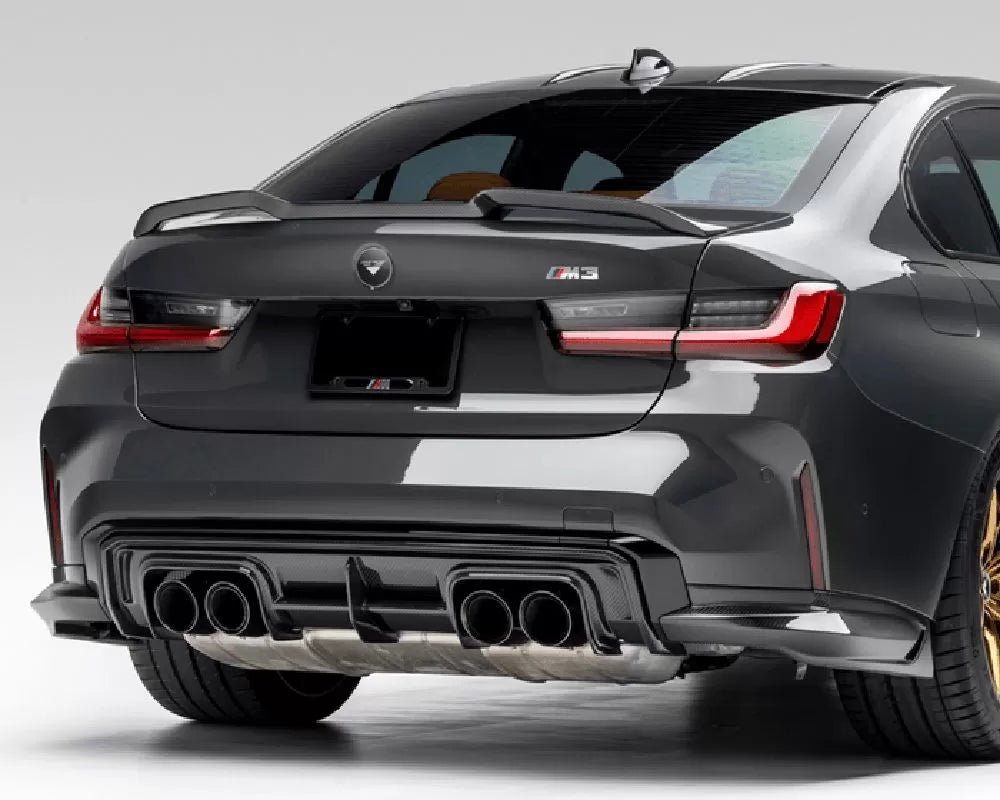 Vorsteiner Glossy Carbon Fiber PP 2x2 Aero Rear Diffuser BMW M4 G8X VRS Program 2020+
