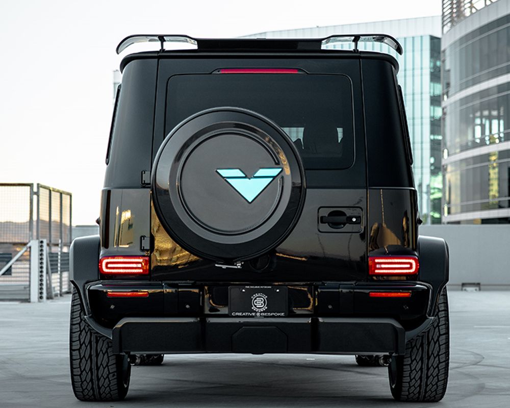Vorsteiner 2x2 Glossy Carbon Fiber PP Tire Cover Mercedes-Benz G63 AMG Program 2018+