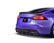 Load image into Gallery viewer, Vorsteiner Carbon Fiber PP 2X2 Glossy Aero Decklid Spoiler Tesla Model S Plaid 2020-2024