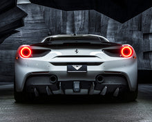 Load image into Gallery viewer, Vorsteiner Aero Rear Diffuser Fins (set of 6) Carbon Fiber PP 1x1 Glossy Ferrari 488 GTB | Spider 2015-2020