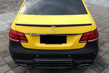 Load image into Gallery viewer, 2010-2016 Mercedes Benz E Class W212 L Style Carbon Fiber Trunk Spoiler - Carbonado
