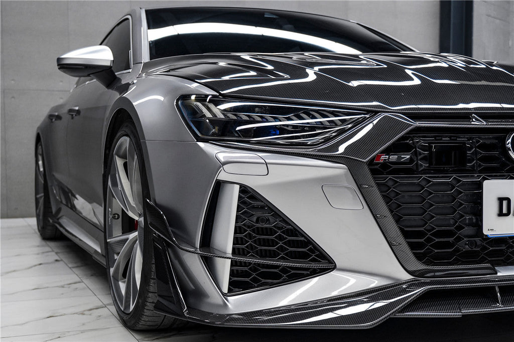 DarwinPRO 2019-2025 Audi RS6 Avant C8 & RS7 C8 Quattro IMP Performance Front Bumper Canards