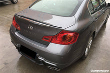 Load image into Gallery viewer, 2010-2013 Infiniti G25/G37 Sedan WD Style Trunk Spoiler - Carbonado