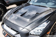 Load image into Gallery viewer, 2009-2016 Nissan GTR R35 CBA/DBA LII Style Carbon Fiber Hood - Carbonado Aero