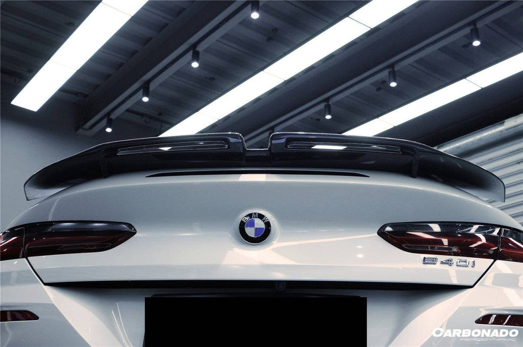 2018-2022 BMW 8 Series G14 Convertible IMP Style Carbon Fiber Spoiler Wing - Carbonado Aero