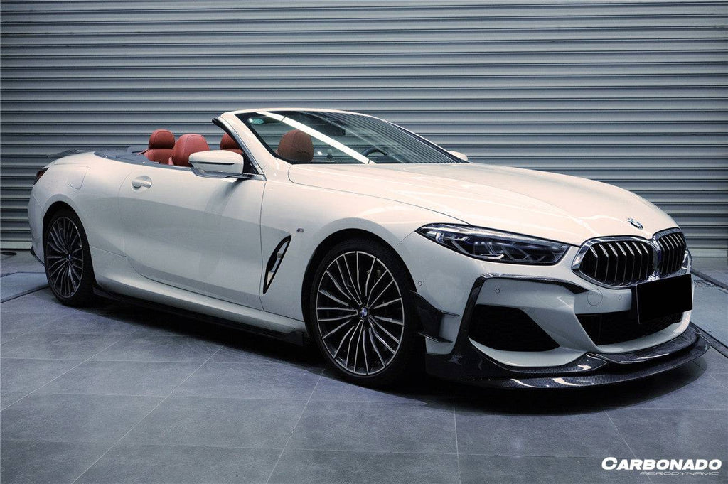 2018-2022 BMW 8 Series G14 Convertible/G15 Coupe/G16 4DR-Gran Coupe 840/850 IMP Style Carbon Fiber Front Lip - Carbonado Aero