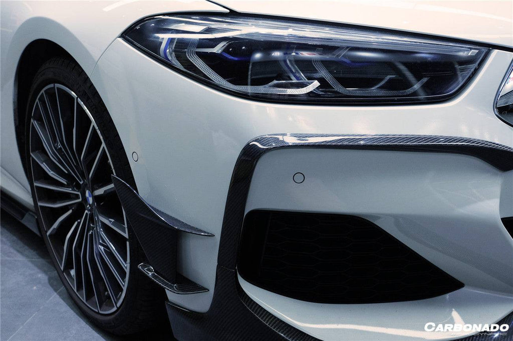 2018-2022 BMW 8 Series G14 Convertible/G15 Coupe/G16 4DR-Gran Coupe 840/850 IMP Style Carbon Fiber Front Lip - Carbonado Aero