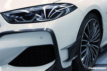 Load image into Gallery viewer, 2018-2022 BMW 8 Series G14 Convertible/G15 Coupe/G16 4DR-Gran Coupe 840/850 IMP Style Carbon Fiber Front Bumper Canards - Carbonado Aero