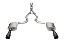 Load image into Gallery viewer, Corsa 2024 Ford Mustang GT Coupe 3in Sport Cat-Back Exhaust - 4.5in Black Carbon Fiber Tips