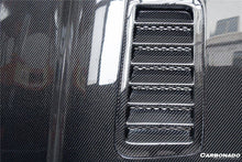Load image into Gallery viewer, 2010-2014 Ford Mustang GT500 Black Momba BC1 Style Hood - Carbonado Aero