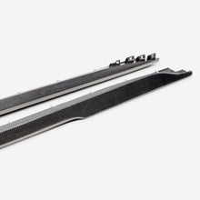 Load image into Gallery viewer, 2022-2025 Cadillac CT5-V Blackwing Type-ST Gloss Carbon Fiber Side Rocker Panel Extensions