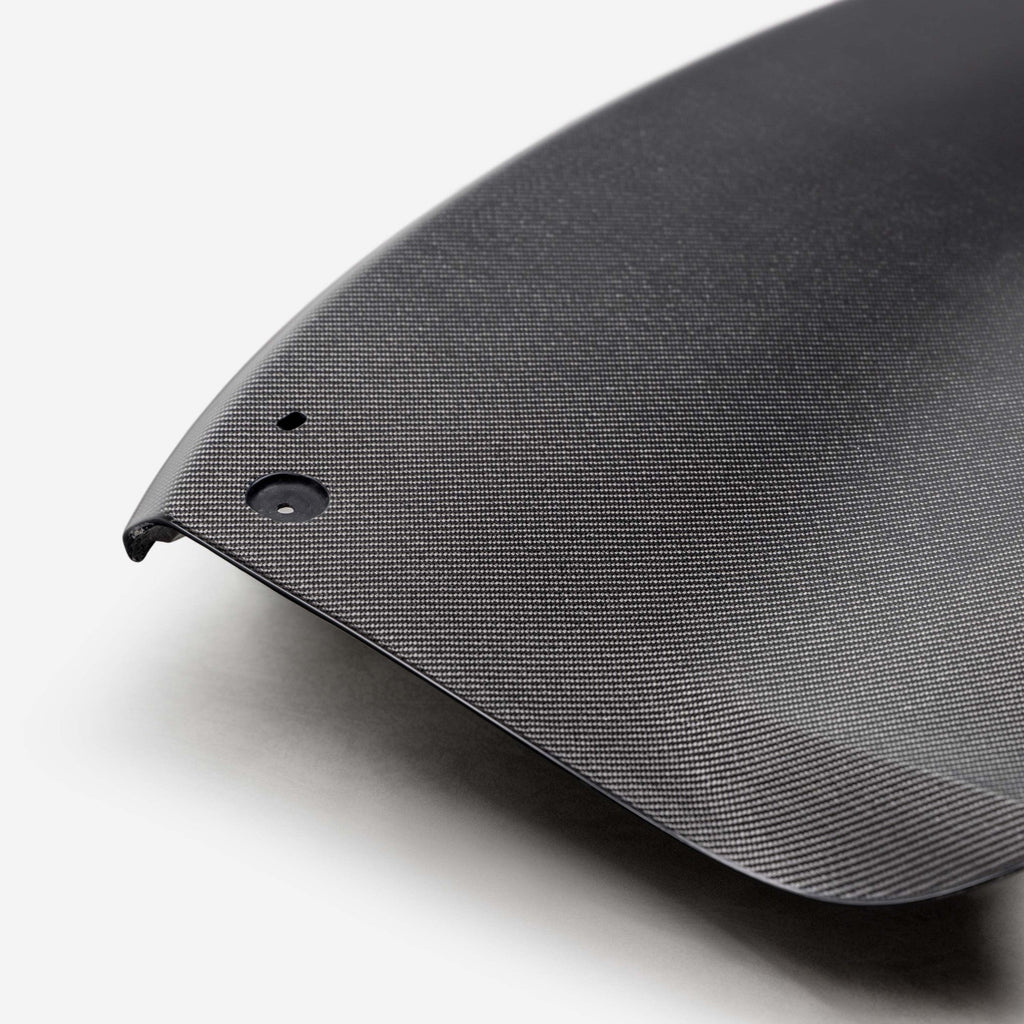 2024 + Ford Mustang S650 Gloss Carbon Fiber 1pc Rear Trunk W/ Holes For Spoiler Mounting
