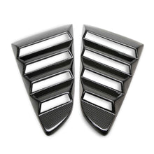 Load image into Gallery viewer, 2015 - 2020 Mustang Carbon Fiber Type-Vented Side Window Louvers (Pair)