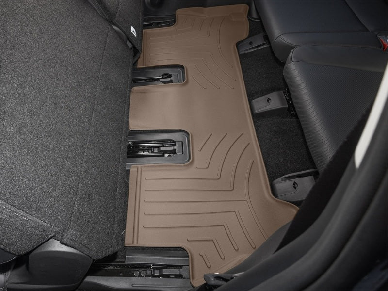 WeatherTech 24-26 Hyundai Santa Fe 2nd Row Rear FloorLiner HP - Tan
