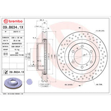 Load image into Gallery viewer, Brembo 10-20 Lexus GX460 / 10-20 Toyota 4Runner Drilled Xtra Brake Disc - Front
