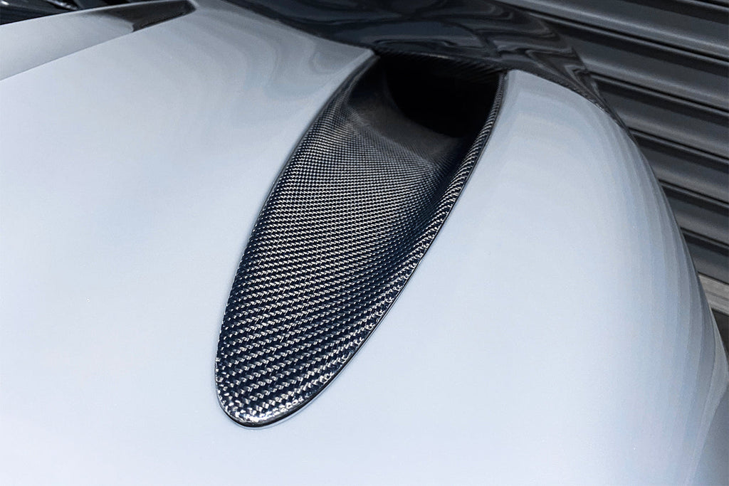 2017-2023 McLaren 720s Dry Carbon Fiber Rear Trunk Air Intake Vents Replacement - DarwinPRO Aerodynamics