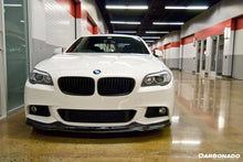 Load image into Gallery viewer, 2011-2016 BMW F10 5 Series M-Tech AK Style Carbon Fiber Front Lip - Carbonado