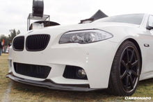Load image into Gallery viewer, 2011-2016 BMW F10 5 Series M-Tech AK Style Carbon Fiber Front Lip - Carbonado Aero