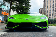 Load image into Gallery viewer, 2015-2020 Lamborghini Huracan LP610 AO Style Carbon Fiber Front Lip - DarwinPRO Aerodynamics