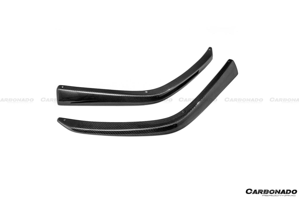 2010-2015 Ferrari F458 Coupe/Spyder AP Style Carbon Fiber Front Lip - Carbonado Aero