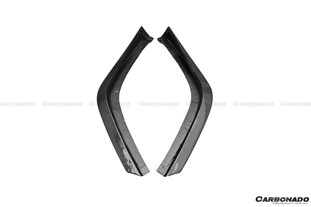 2010-2015 Ferrari F458 Coupe/Spyder AP Style Carbon Fiber Front Lip - Carbonado Aero