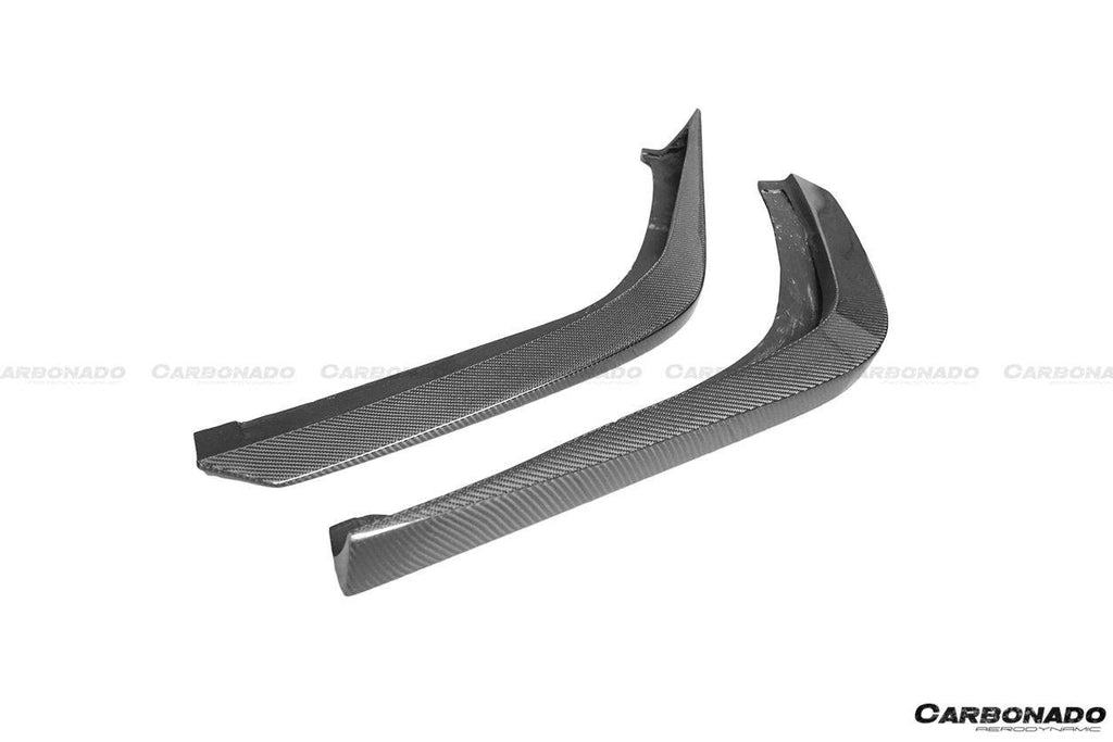2010-2015 Ferrari F458 Coupe/Spyder AP Style Carbon Fiber Front Lip - Carbonado Aero