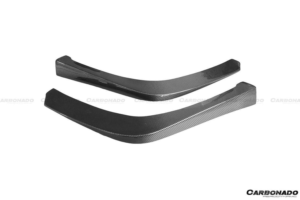 2010-2015 Ferrari F458 Coupe/Spyder AP Style Carbon Fiber Front Lip - Carbonado Aero